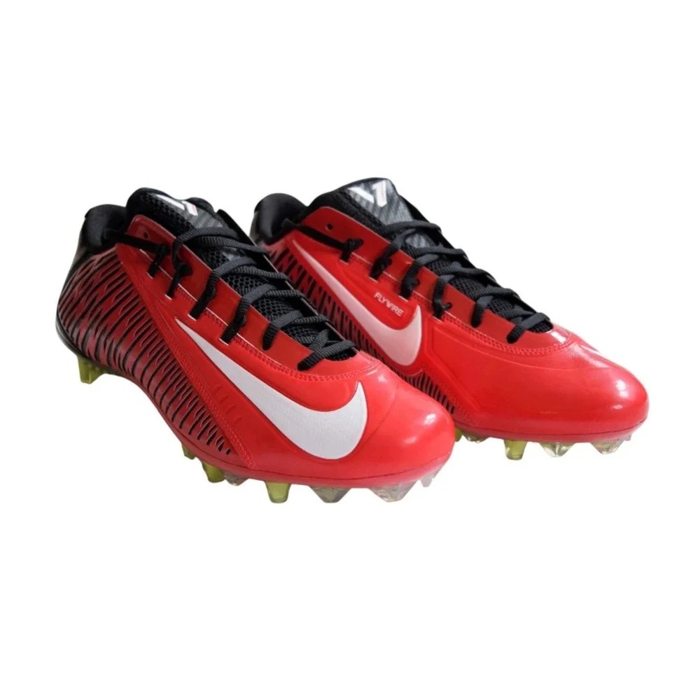 Nike Vapor Carbon Elite 2014 TD Cleats Red/Black 657441-602 Sz 13.5 + Bag - NWOB